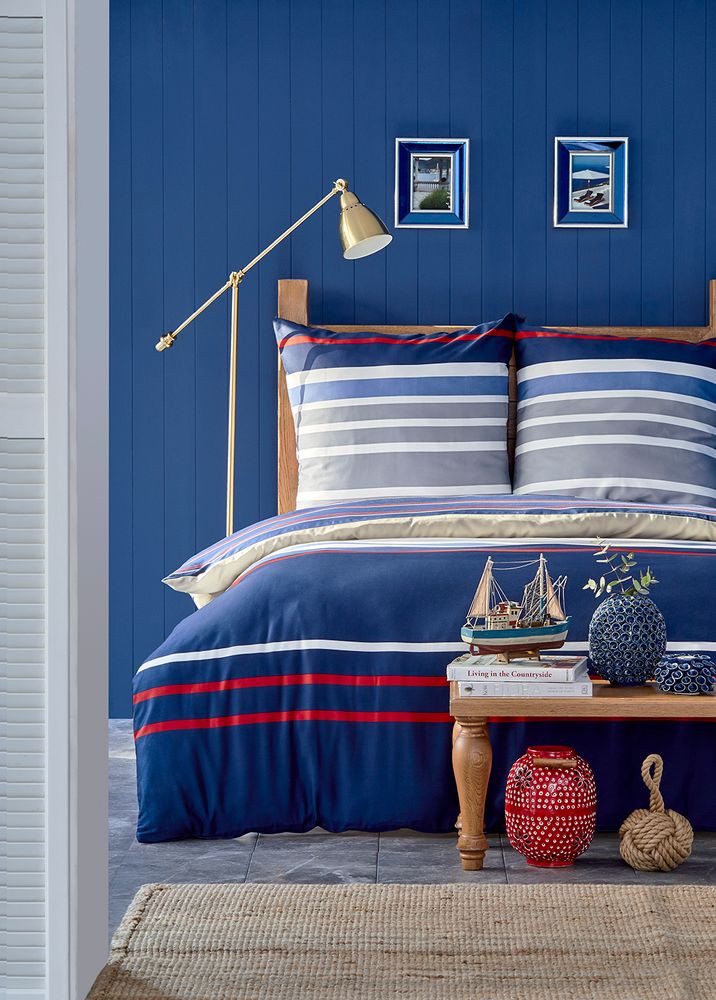 Linge de lit - Nautica Home Bradford Parure de lit satinée - NAUTICA