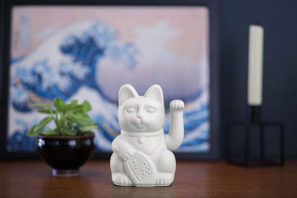 Decorative objects - Maneki Neko / Lucky Cat / White - DONKEY PRODUCTS