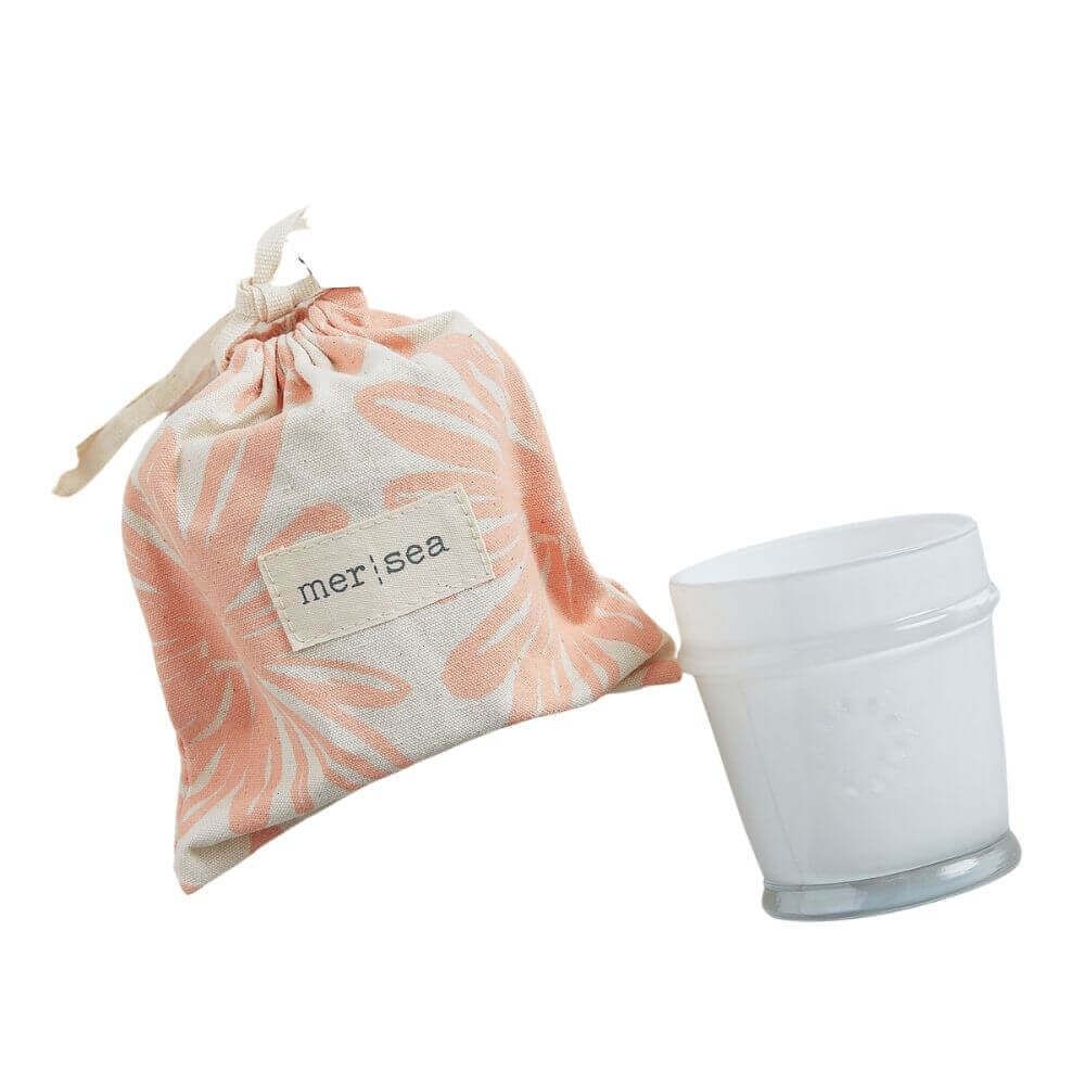 Decorative objects - MER|SEA At Home 7oz Glass Sandbag Candles - MER-SEA & CO