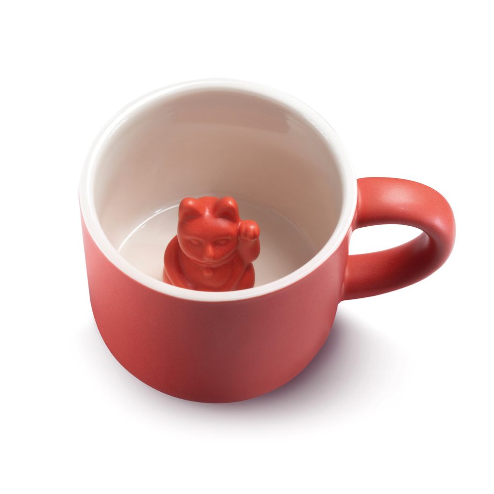 Repas pour enfant - Maneki Neko/Lucky Mug rouge - DONKEY PRODUCTS