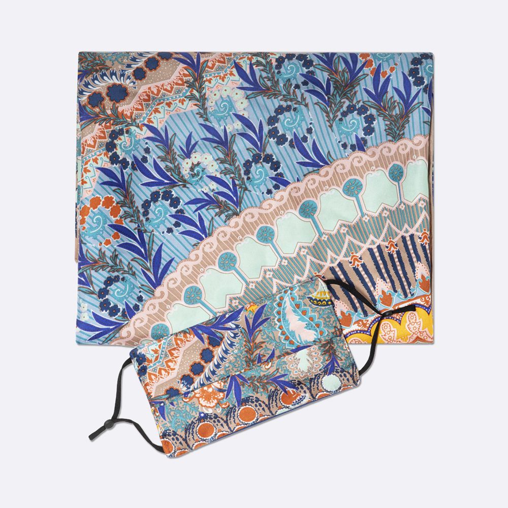 Scarves - SILK FACE MASK - MADE IN FRANCE - PETRUSSE PARIS