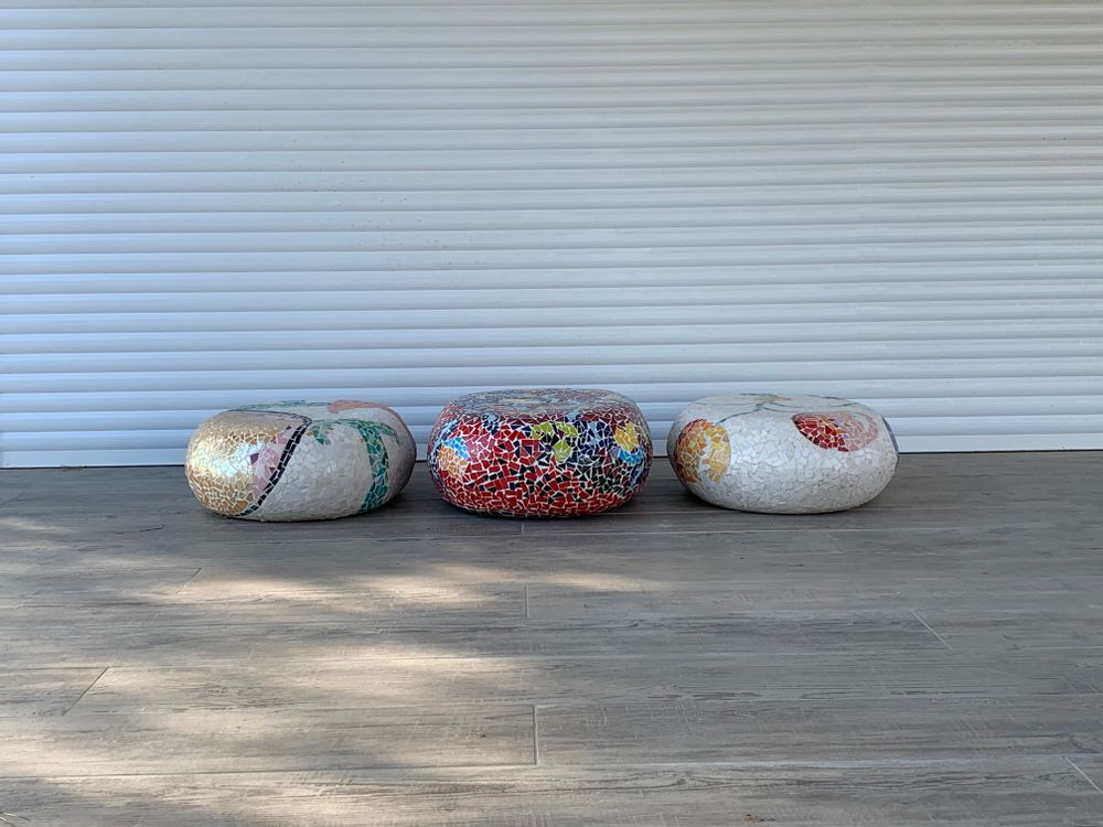 Outdoor decorative accessories - GALETAZURE - ABRAHAM SCULPTEUR PARIS