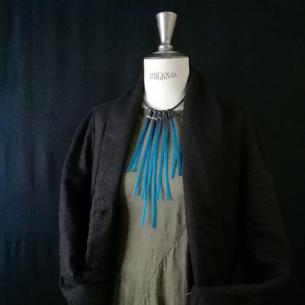Jewelry - INFINITE LINE collection, "feather" necklaces - ALEX+SVET