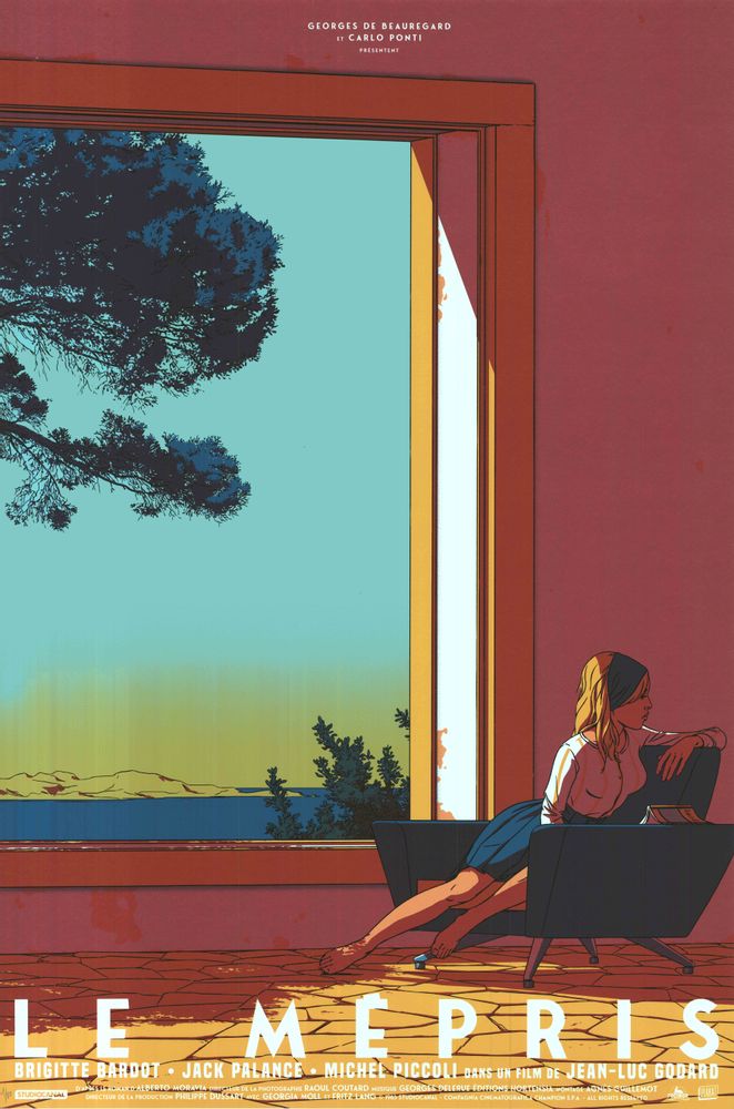 Poster - POSTER LE MÉPRIS - VARIANT - PLAKAT - DESIGNING MOVIE POSTERS -