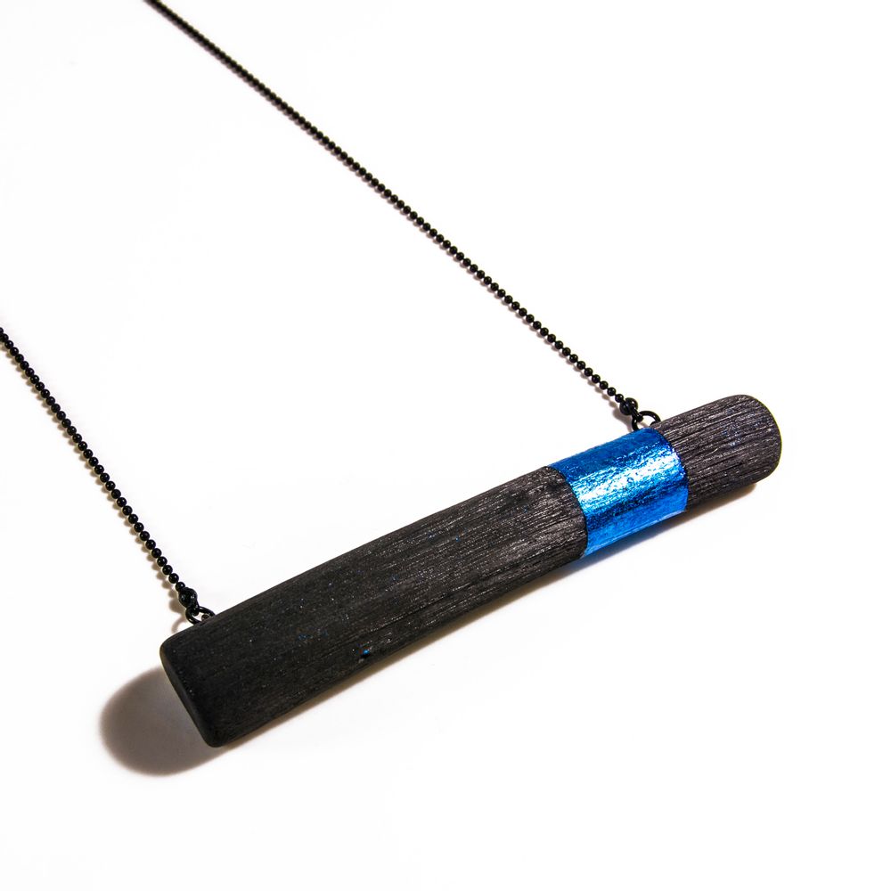 Jewelry - Blue and BLUE-KIN Necklace - CHARCOAL ESKIMEÏT