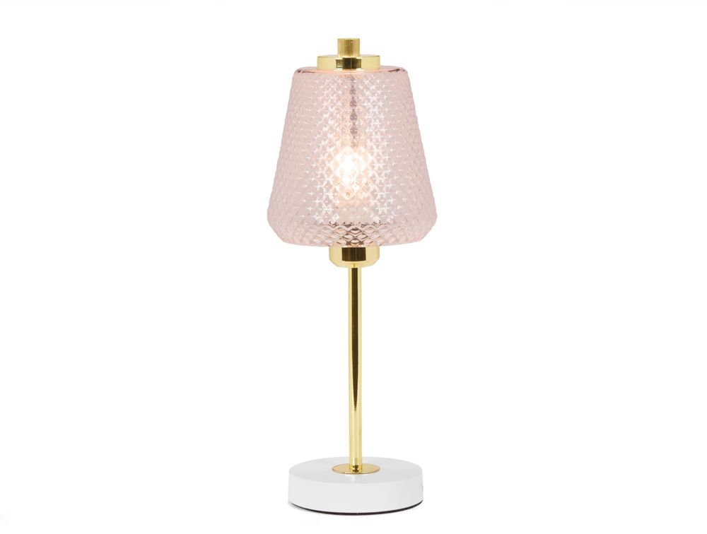 Table lamps - Elizabeth lamp in gilded metal and glass Ø15x42 cm/E27/40w IL21135 - ANDREA HOUSE