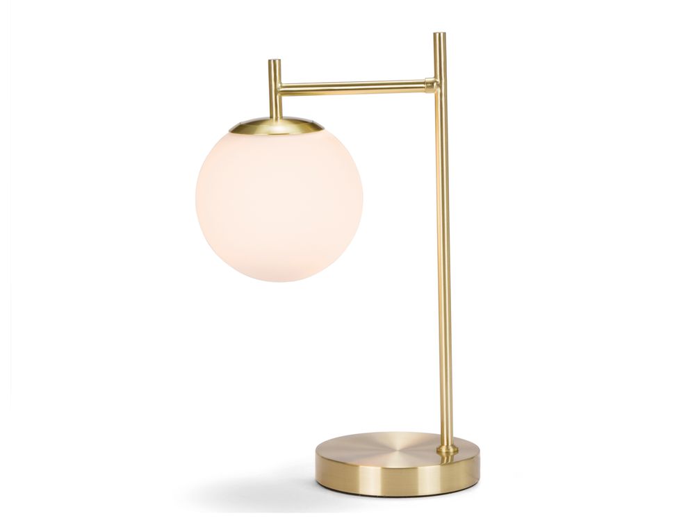 Table lamps - Adhara lamp matt gold metal 26x18x40 cm/E14/25W IL21133 - ANDREA HOUSE
