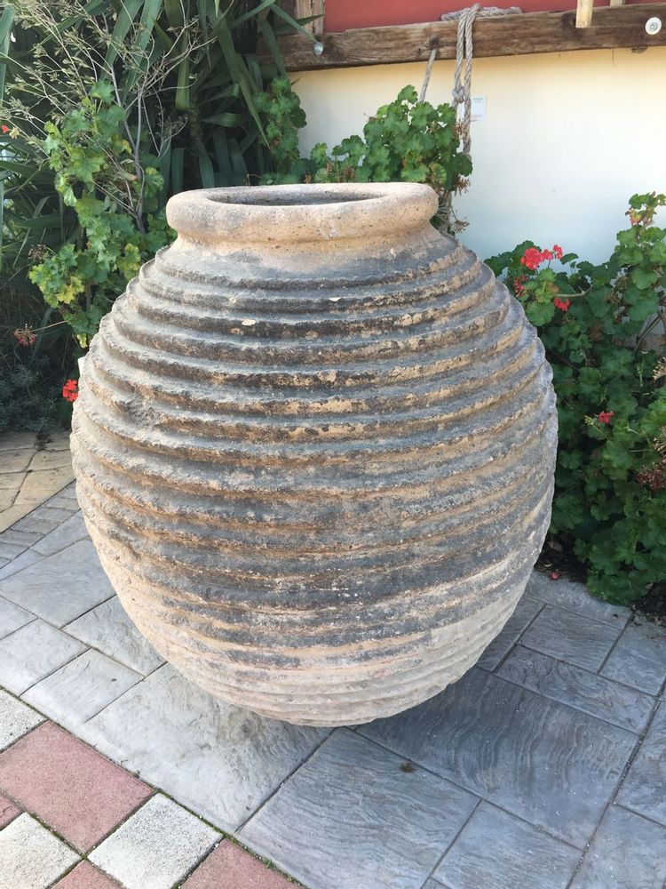 Vases - Grec vieux pot d'huile énorme, céramique très grand vieux pot - SILO ART FACTORY