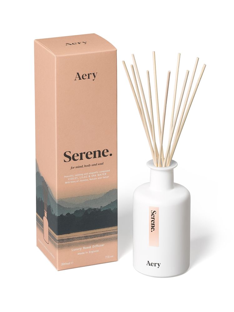Cadeaux - Bougie de soja et diffuseur Serene - AERY LIVING