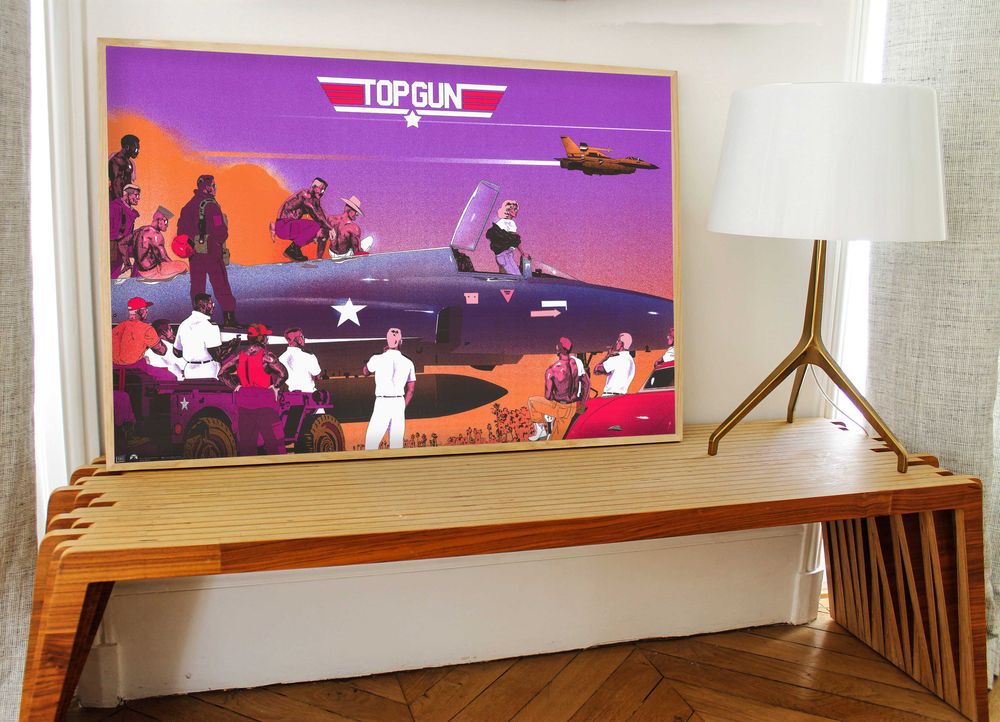 Poster - POSTER TOP GUN - REGULAR - PLAKAT - DESIGNING MOVIE POSTERS -