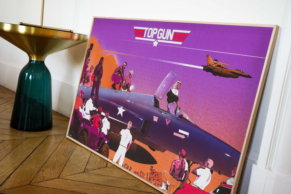 Poster - POSTER TOP GUN - REGULAR - PLAKAT - DESIGNING MOVIE POSTERS -