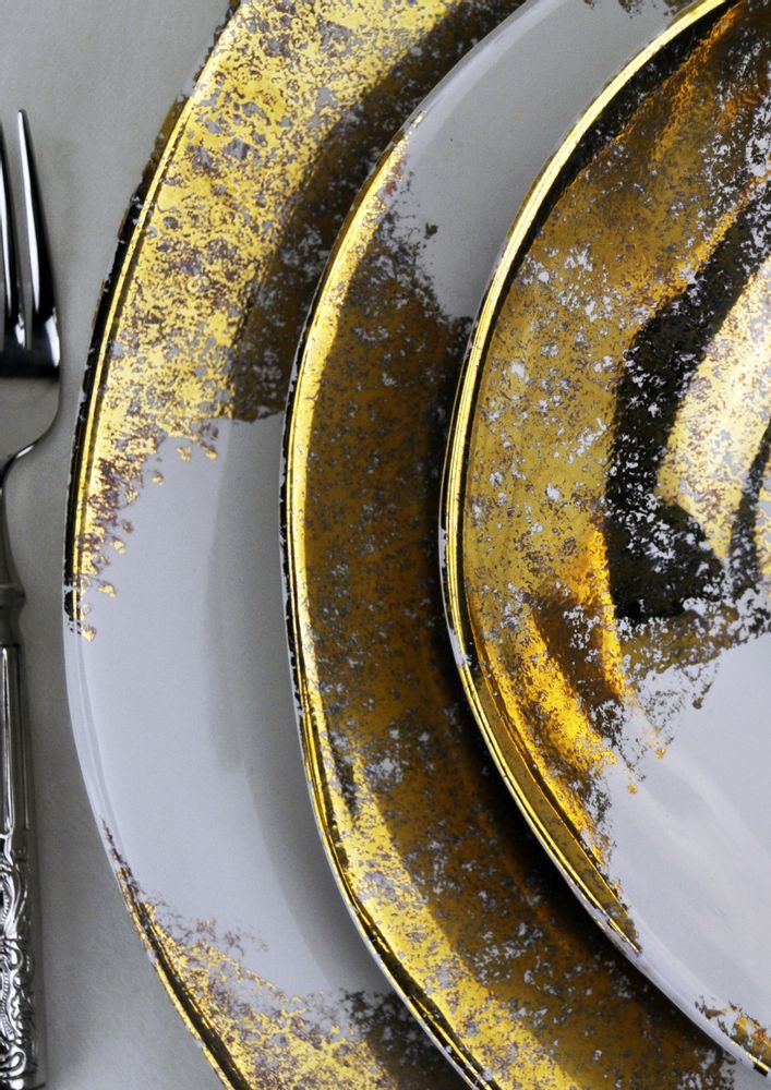 Formal plates - Cleopatra | Hand Paint | Made in Italy - ARCUCCI CERAMICS