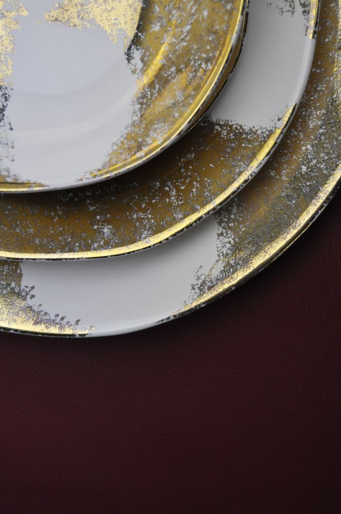 Formal plates - Cleopatra | Hand Paint | Made in Italy - ARCUCCI CERAMICS
