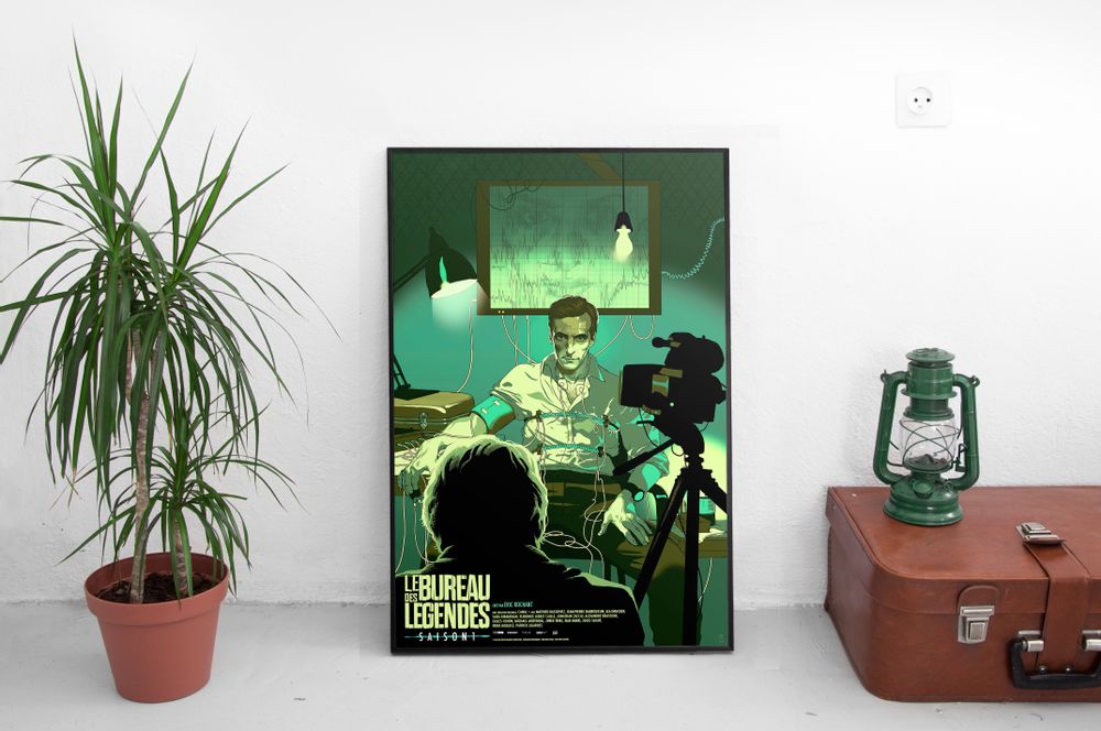 Poster - POSTER LE BUREAU DES LÉGENDES - SEASON 1 - PLAKAT - DESIGNING MOVIE POSTERS -