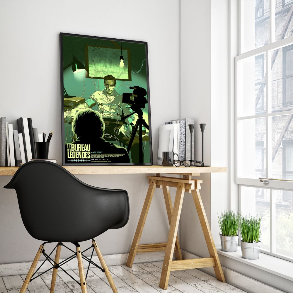 Poster - POSTER LE BUREAU DES LÉGENDES - SEASON 1 - PLAKAT - DESIGNING MOVIE POSTERS -