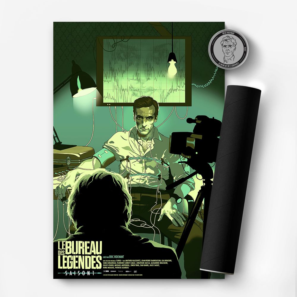 Poster - POSTER LE BUREAU DES LÉGENDES - SEASON 1 - PLAKAT - DESIGNING MOVIE POSTERS -
