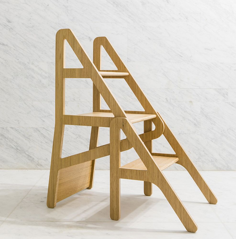 Fauteuils pour collectivités - ESC 01 / CHAISE ESCABEAU - 1% DESIGN