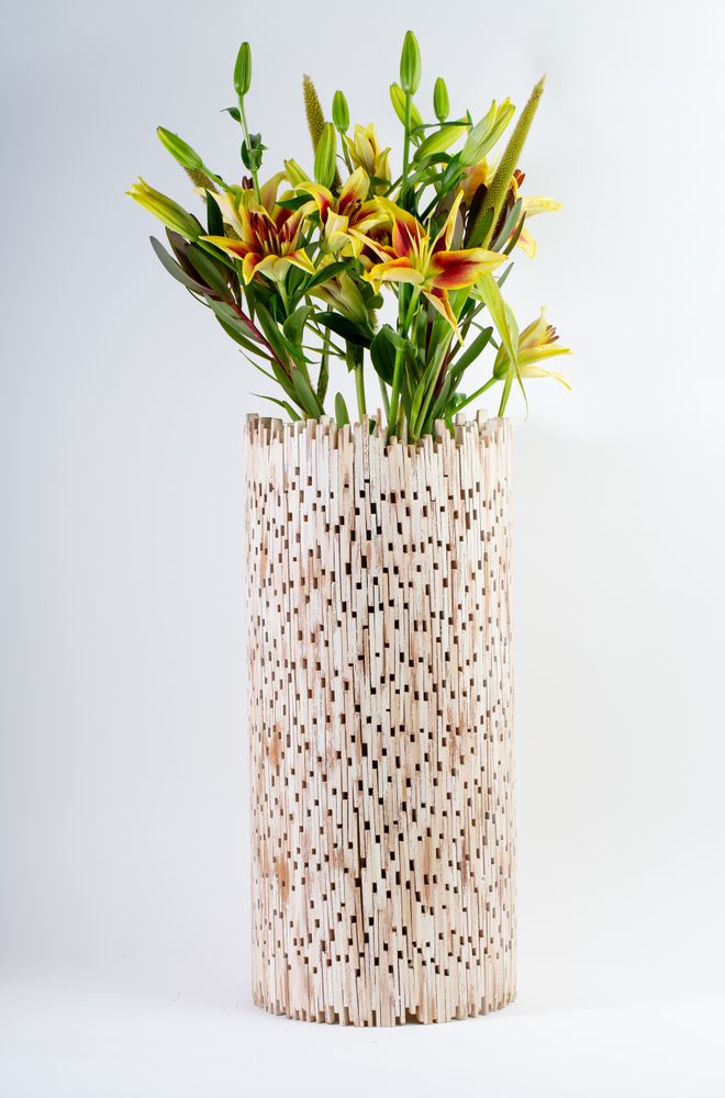 Vases - Vase Boracay en bois d'acajou - LILY JULIET