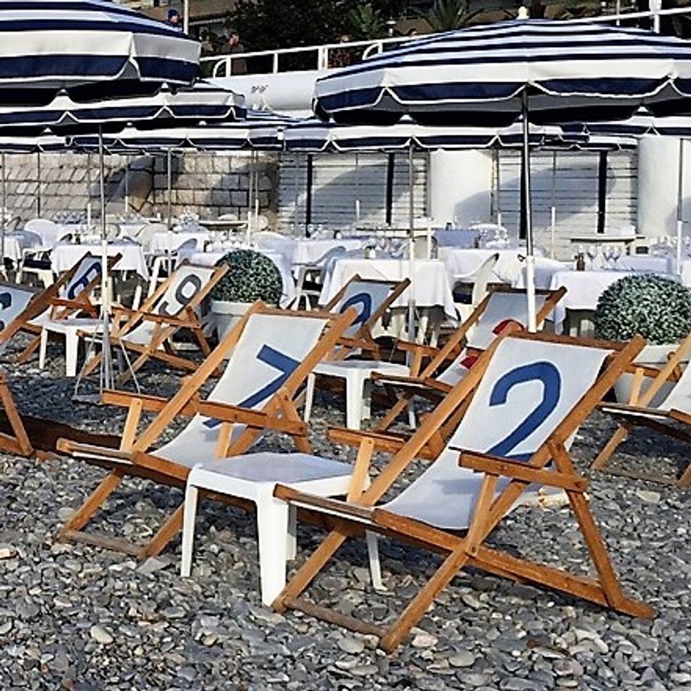 Lounge chairs - Deckchair and stool - LES TOILES DU LARGE