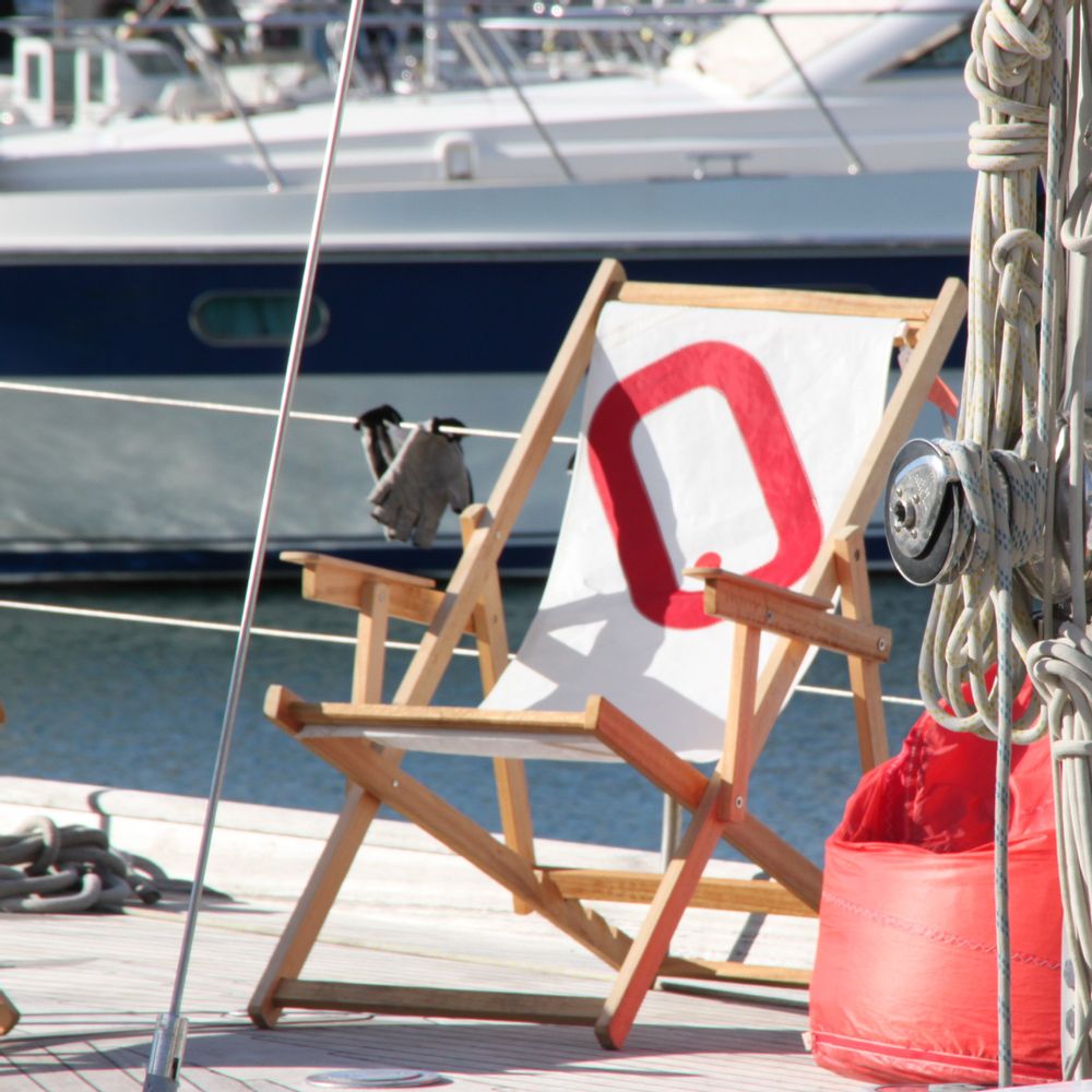 Lounge chairs - Deckchair and stool - LES TOILES DU LARGE
