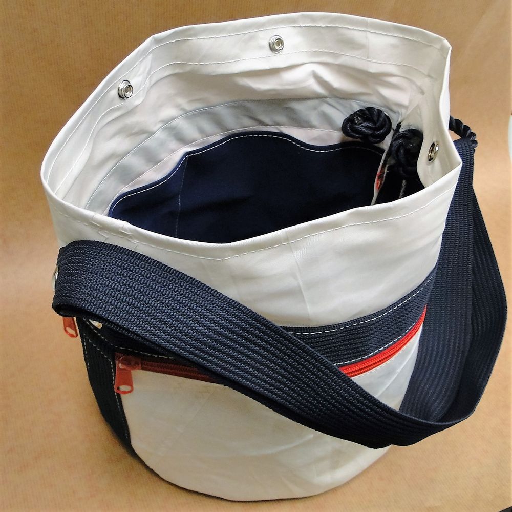 Sacs et cabas - Sac seau bandoulière Happy - LES TOILES DU LARGE