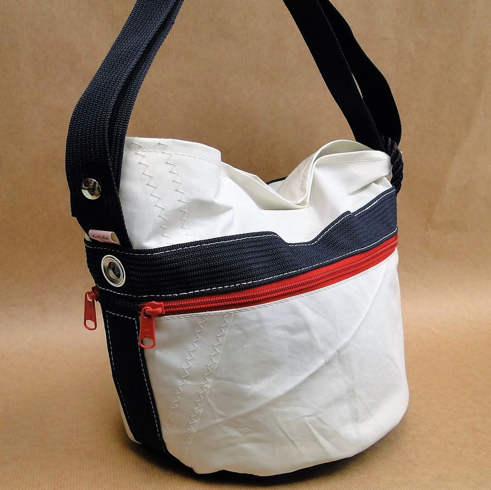 Sacs et cabas - Sac seau bandoulière Happy - LES TOILES DU LARGE