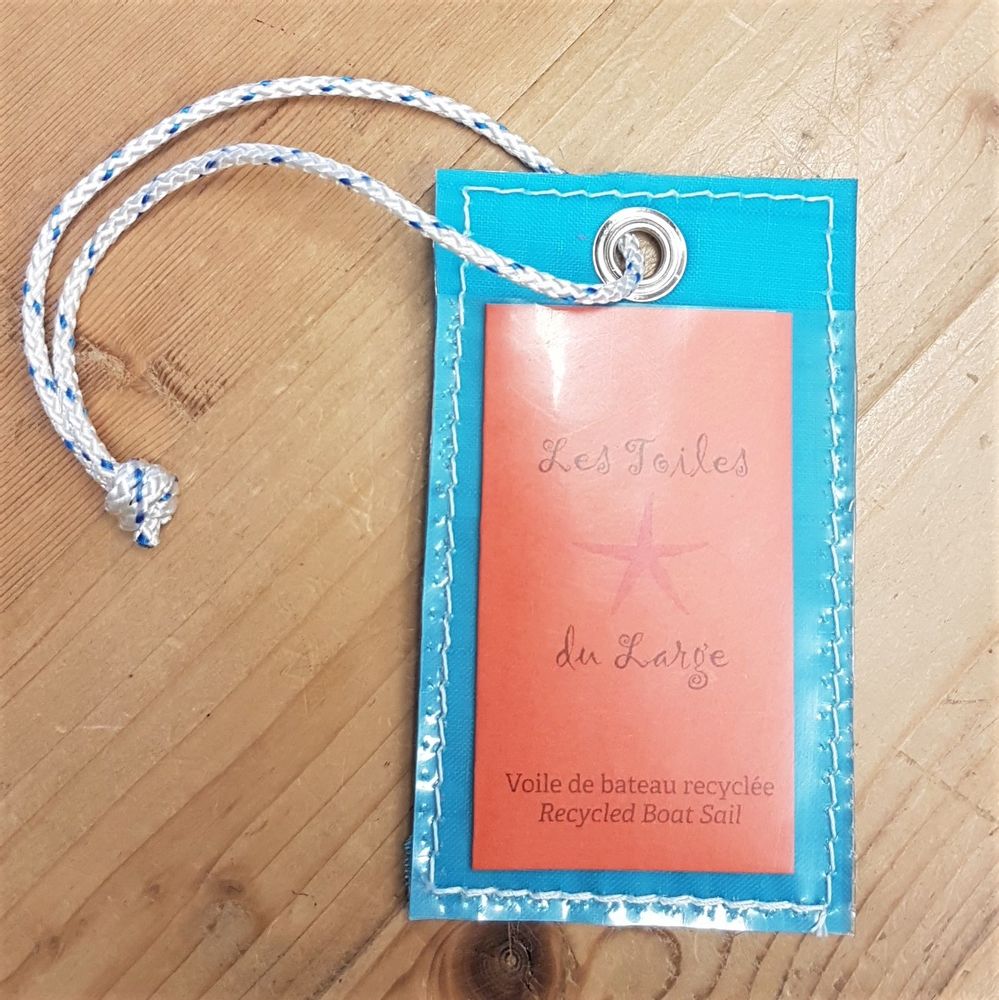Petite maroquinerie - Etiquette bagage. - LES TOILES DU LARGE