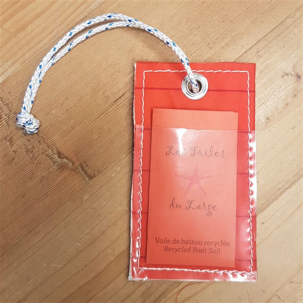Petite maroquinerie - Etiquette bagage. - LES TOILES DU LARGE