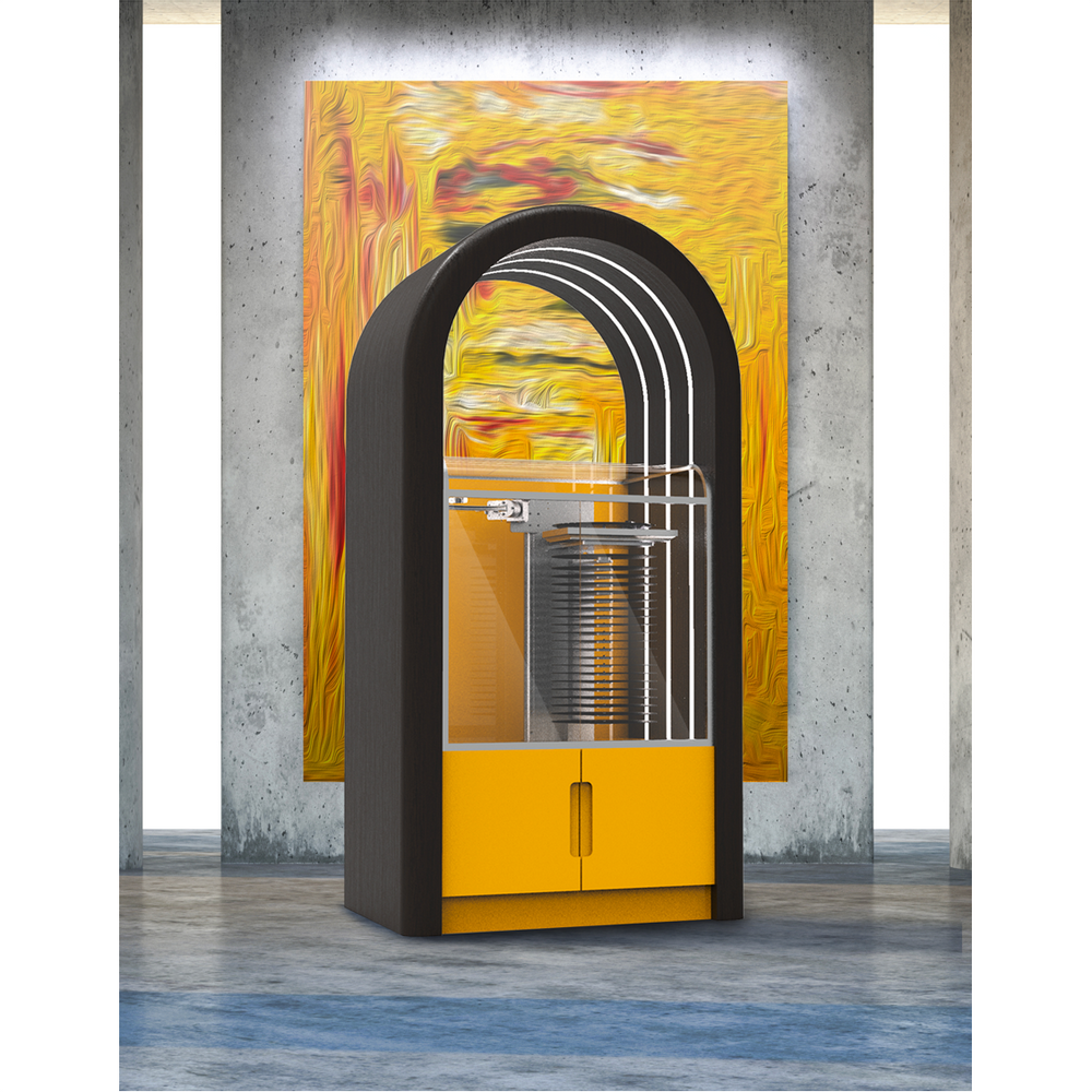 Speakers and radios - Orphéau Jukebox | Arch Series | Orange - JUKEBOX ORPHÉAU