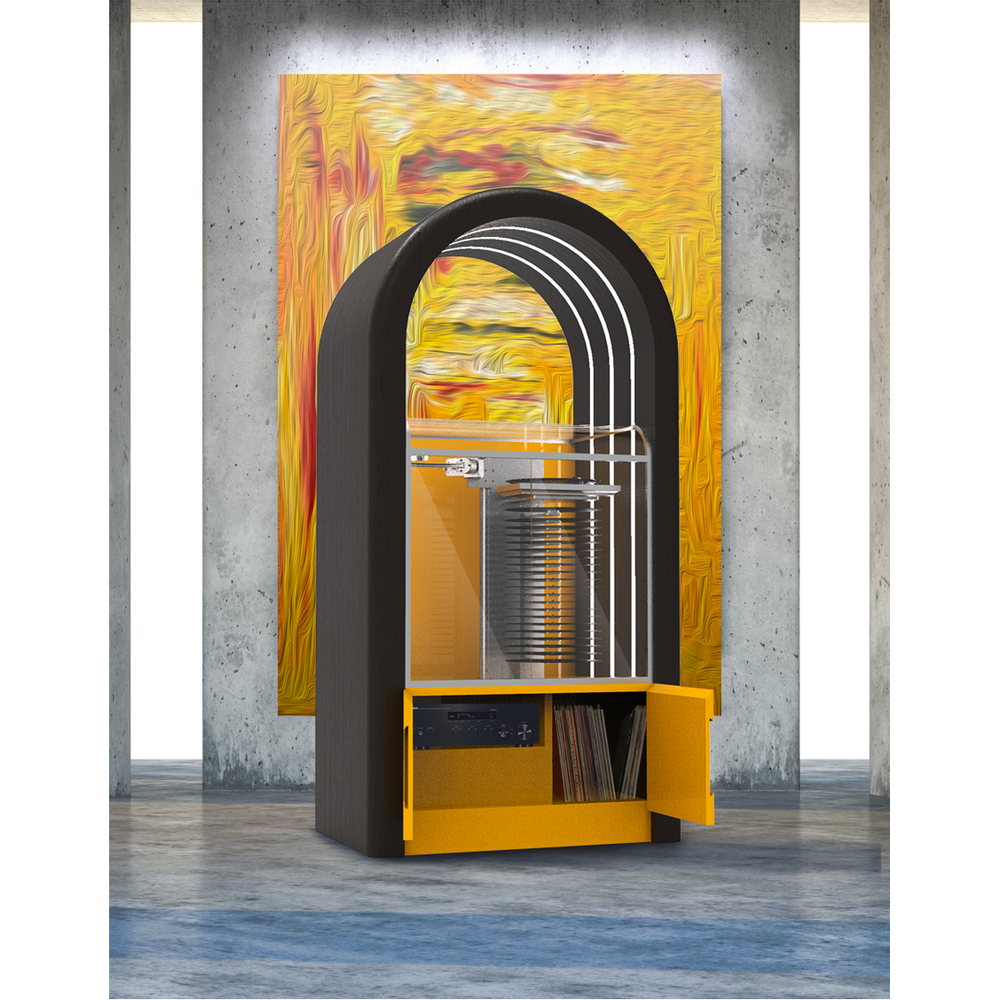 Speakers and radios - Orphéau Jukebox | Arch Series | Orange - JUKEBOX ORPHÉAU