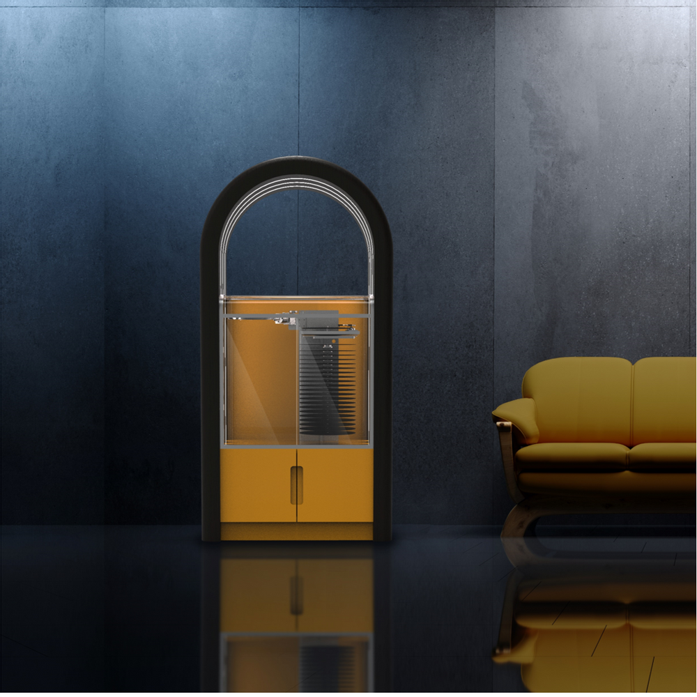 Speakers and radios - Orphéau Jukebox | Arch Series | Orange - JUKEBOX ORPHÉAU