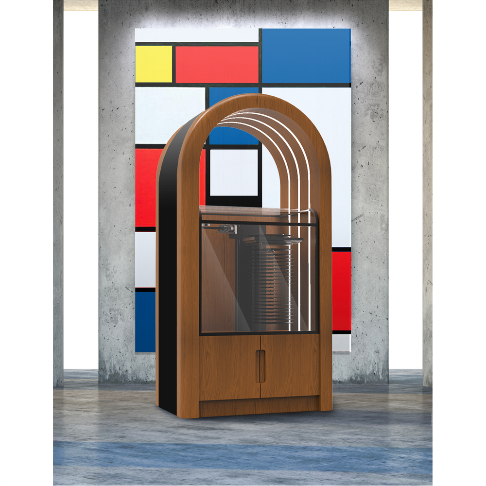 Armoires - Jukebox Orphéau | Série Arche | Noyer - JUKEBOX ORPHÉAU