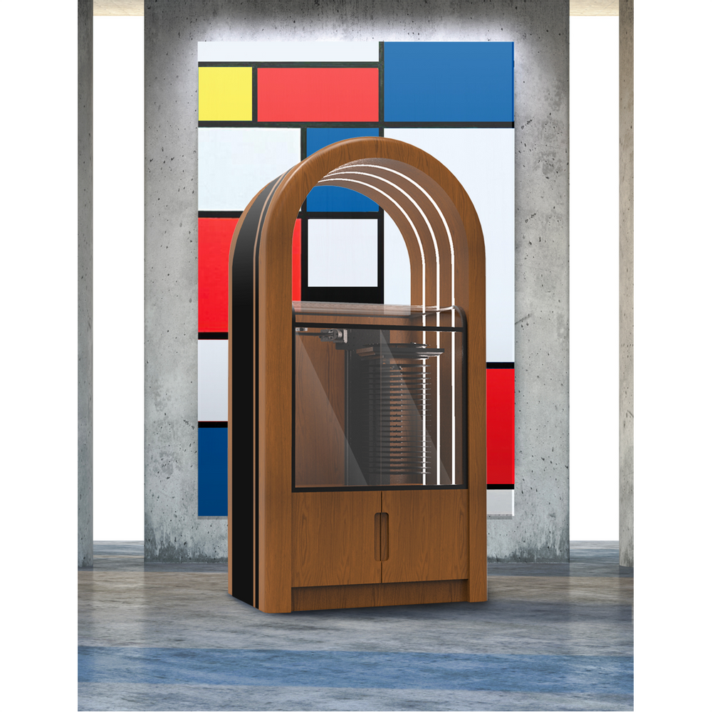 Armoires - Jukebox Orphéau | Série Arche | Noyer - JUKEBOX ORPHÉAU