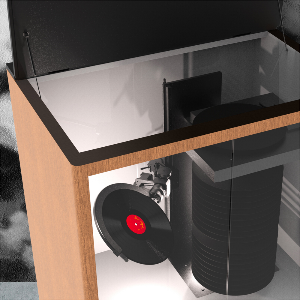 Speakers and radios - Orphéau Jukebox | Mimosa Series | Oak - JUKEBOX ORPHÉAU
