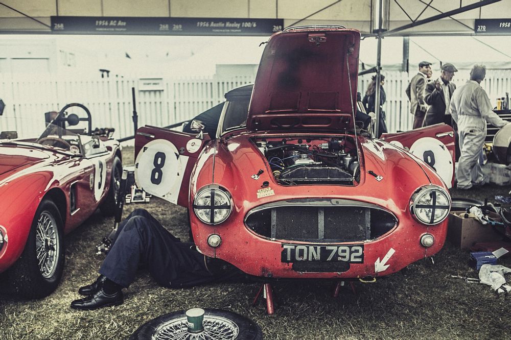 Art photos - Vintage Goodwood Picture - SAILS & RODS