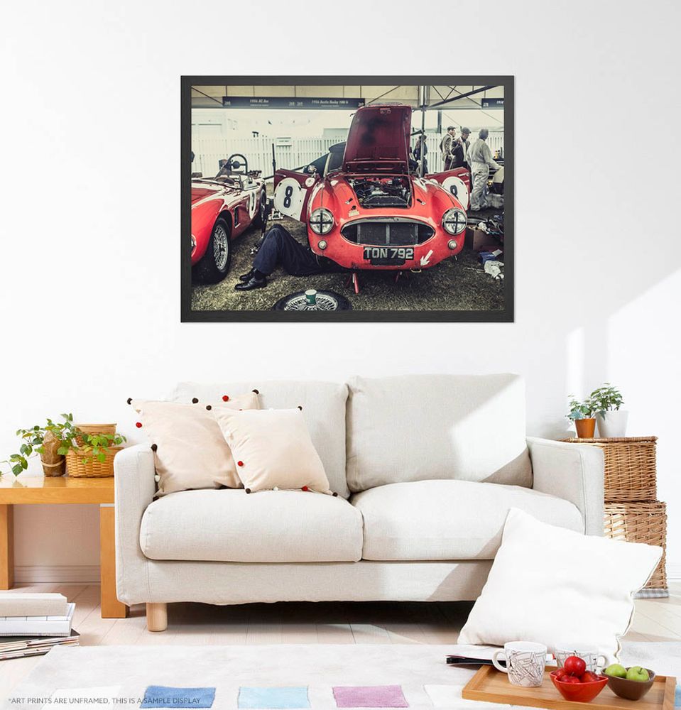 Art photos - Vintage Goodwood Picture - SAILS & RODS