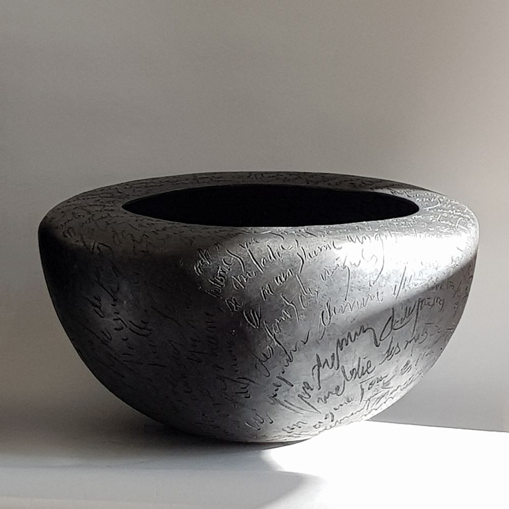 Unique pieces - Sculpture Earth - Poetry Container - Extra Large - KARINE DENIS