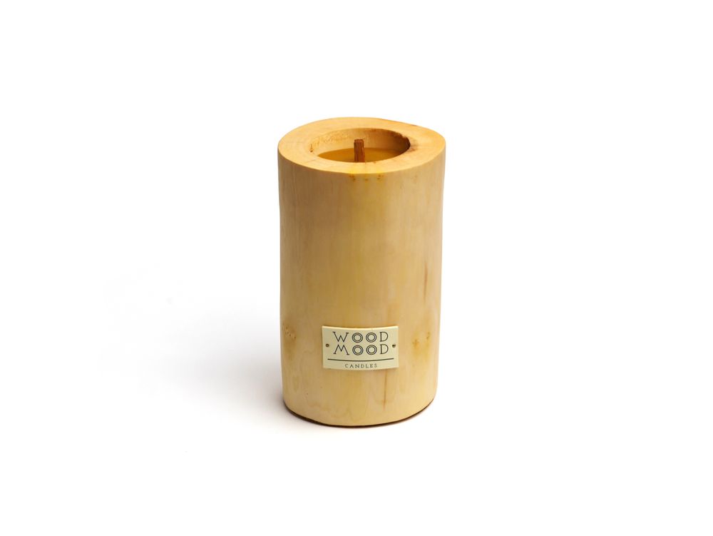 Gifts - SILKY M | Interior candle made of wood, beeswax and natural oils - WOOD MOOD