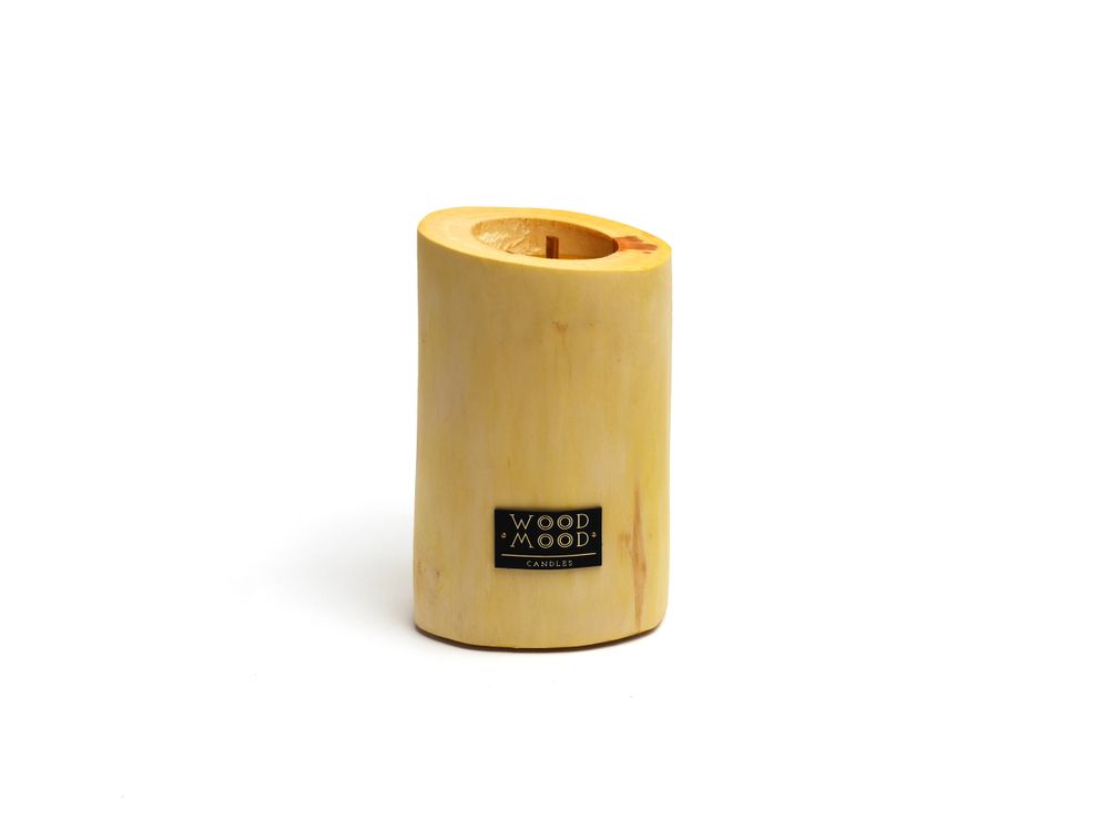 Gifts - SILKY M | Interior candle made of wood, beeswax and natural oils - WOOD MOOD
