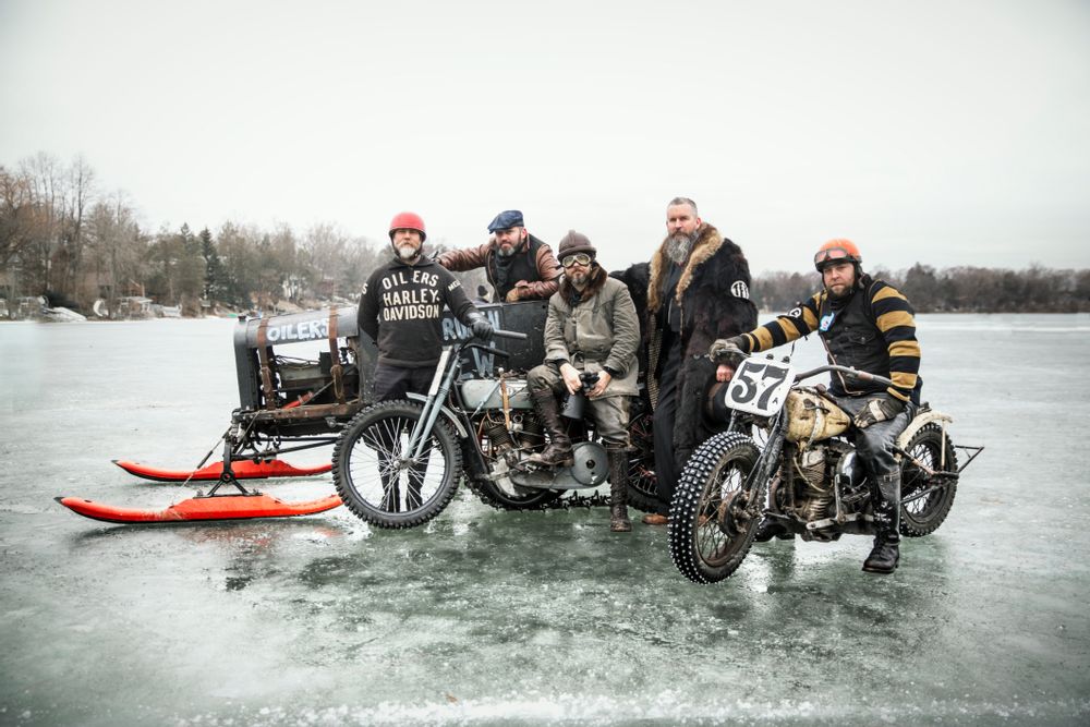 Art photos - Vintage picture Harley - SAILS & RODS