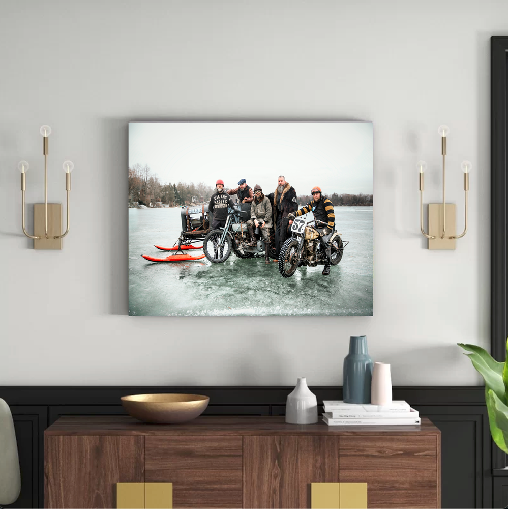 Art photos - Vintage picture Harley - SAILS & RODS