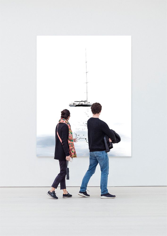 Art photos - Photo abstractions Sea - SAILS & RODS