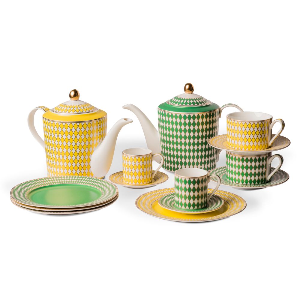 Platter and bowls - Chess Dishware series - POLSPOTTEN