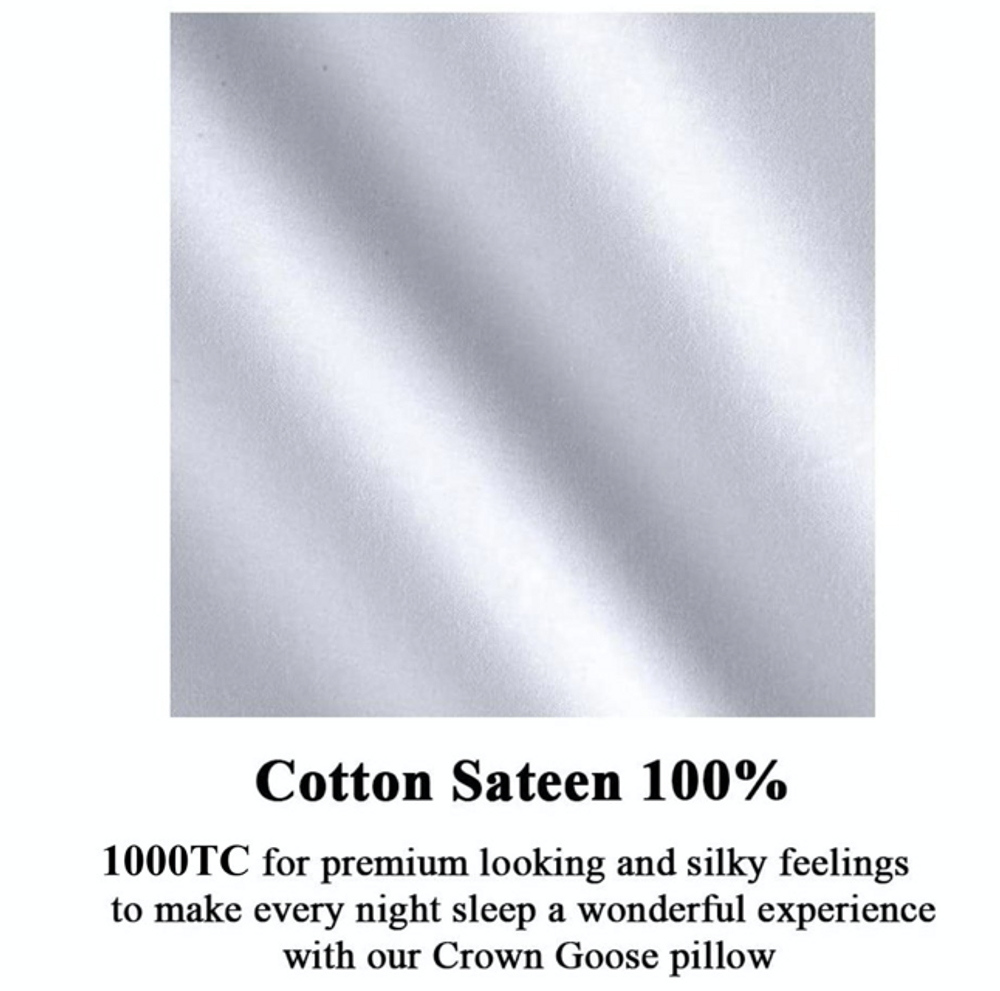 Couettes et oreillers - Oreiller duvet d'oie - CROWN GOOSE