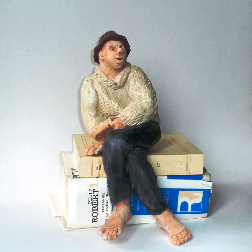 Sculptures, statuettes et miniatures - Sculpture Bonshommes - ELISABETH BOURGET