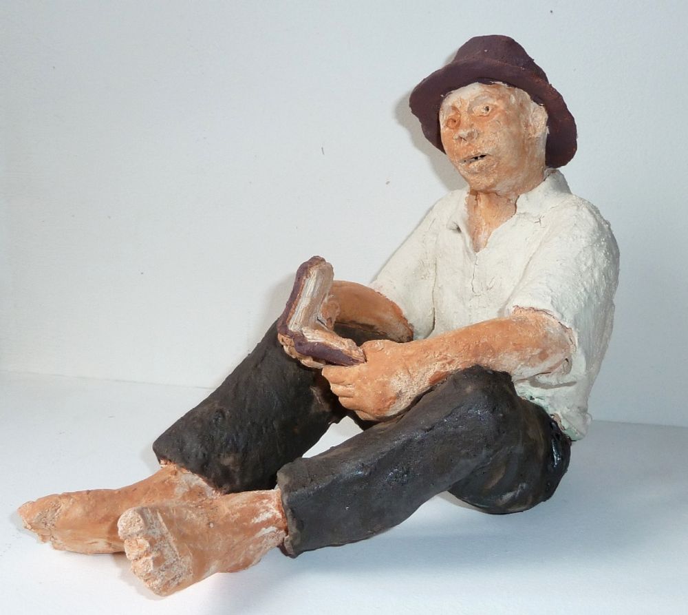 Sculptures, statuettes et miniatures - Sculpture Bonshommes - ELISABETH BOURGET