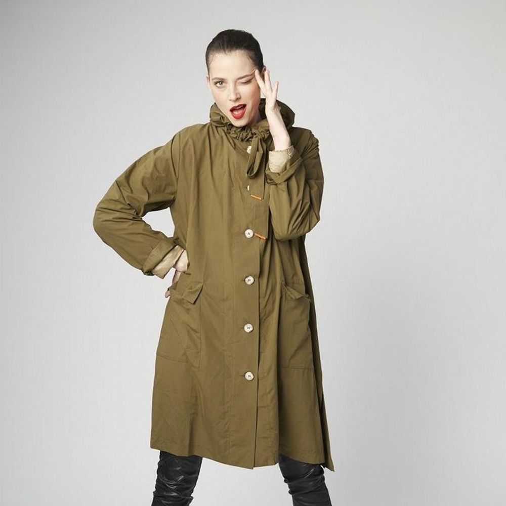 Apparel - The Classic Raincoat - Khaki - CUMULUS BY FRANCOISE PENDVILLE