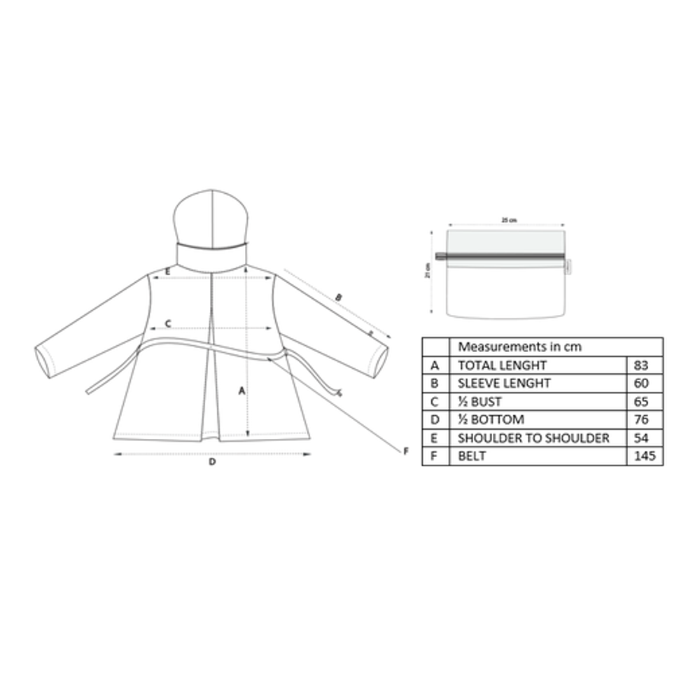 Travel accessories - Trench coat Bise - Curry - CUMULUS BY FRANCOISE PENDVILLE