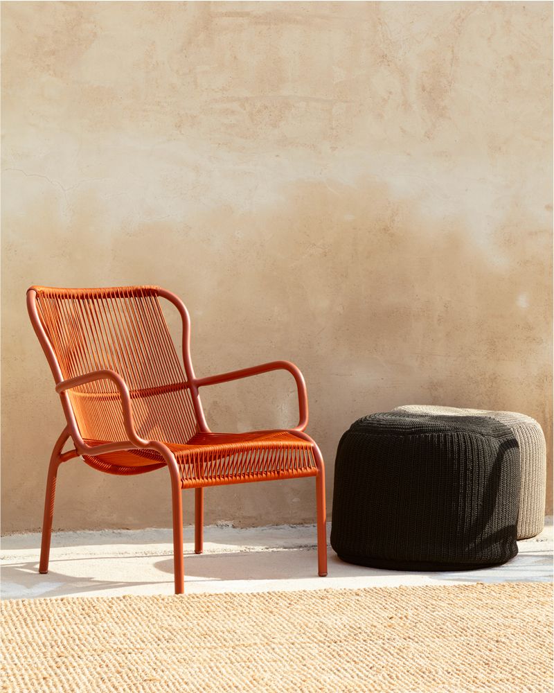 Lawn armchairs - Loop Lounge Chair - VINCENT SHEPPARD
