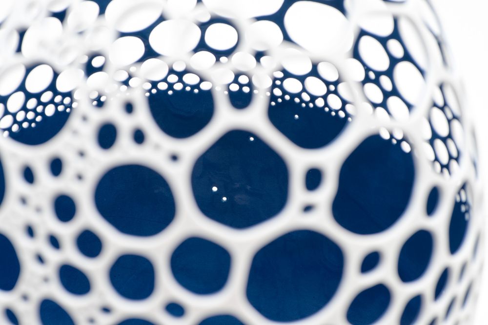 Ceramic - Blue SCUM vase - PASSAGE SECRET COLLECTIONS